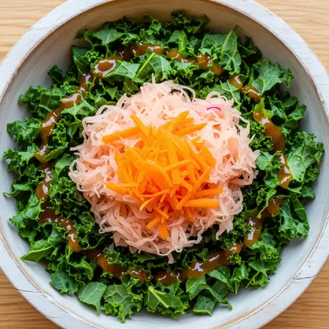 Ensalada con Kale y Chucrut